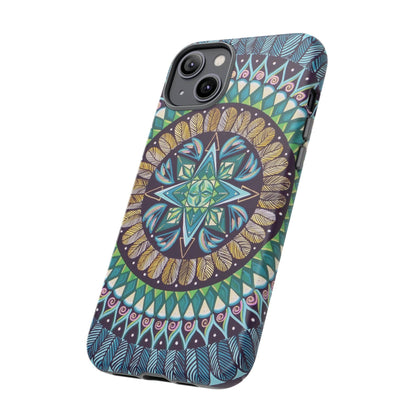 "AquilazurA Kryst'dala" Art Phone Armor - Blue Flame Array Phone Case