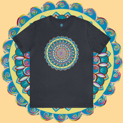 "Almandalayana" Lords & Ladies Tee - Blue Flame Array Heather Navy / S T-Shirt