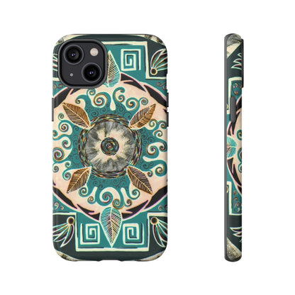 "Hojachakanazura" Art Phone Armor - Blue Flame Array iPhone 14 Plus / Matte Phone Case