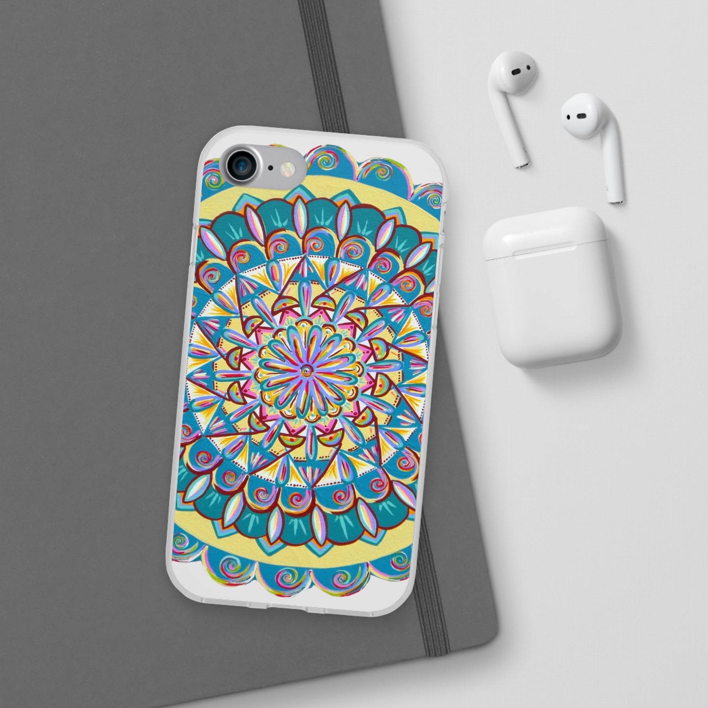 "Almandalayana" Art Phone Armor (slim-fit) - Blue Flame Array Phone Case