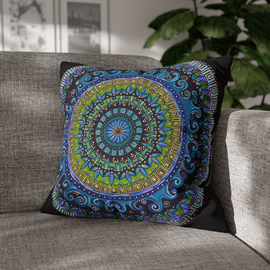 "Mandaquala" Dreamcatcher Pillow Cover