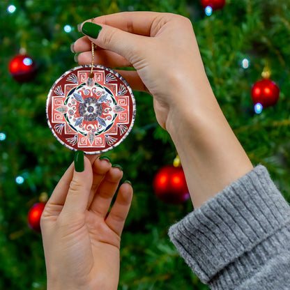 "Rojachakana" Ceramic Ornament