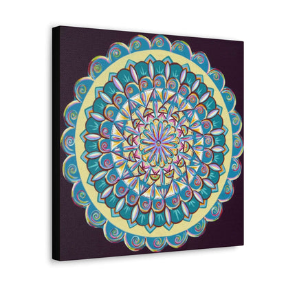 "Almandalayana" Canvas Gallery Wraps - Blue Flame Array Canvas