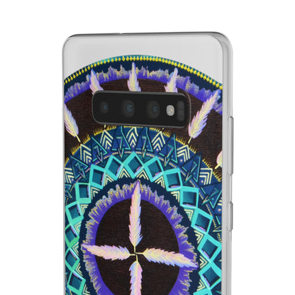 "Cuatro Vientos" Art Phone Armor (slim-fit) - Blue Flame Array Phone Case