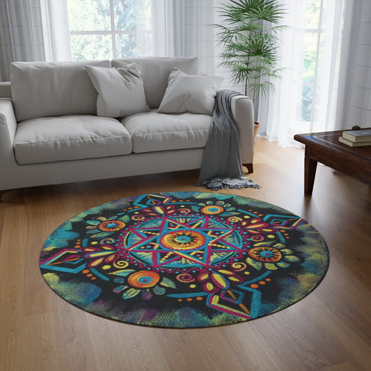 "Kirashadala" Mandala Rug