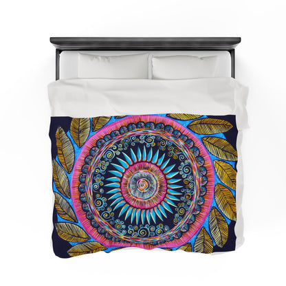 "Mandalamirananda" Dreamcatcher Blanket