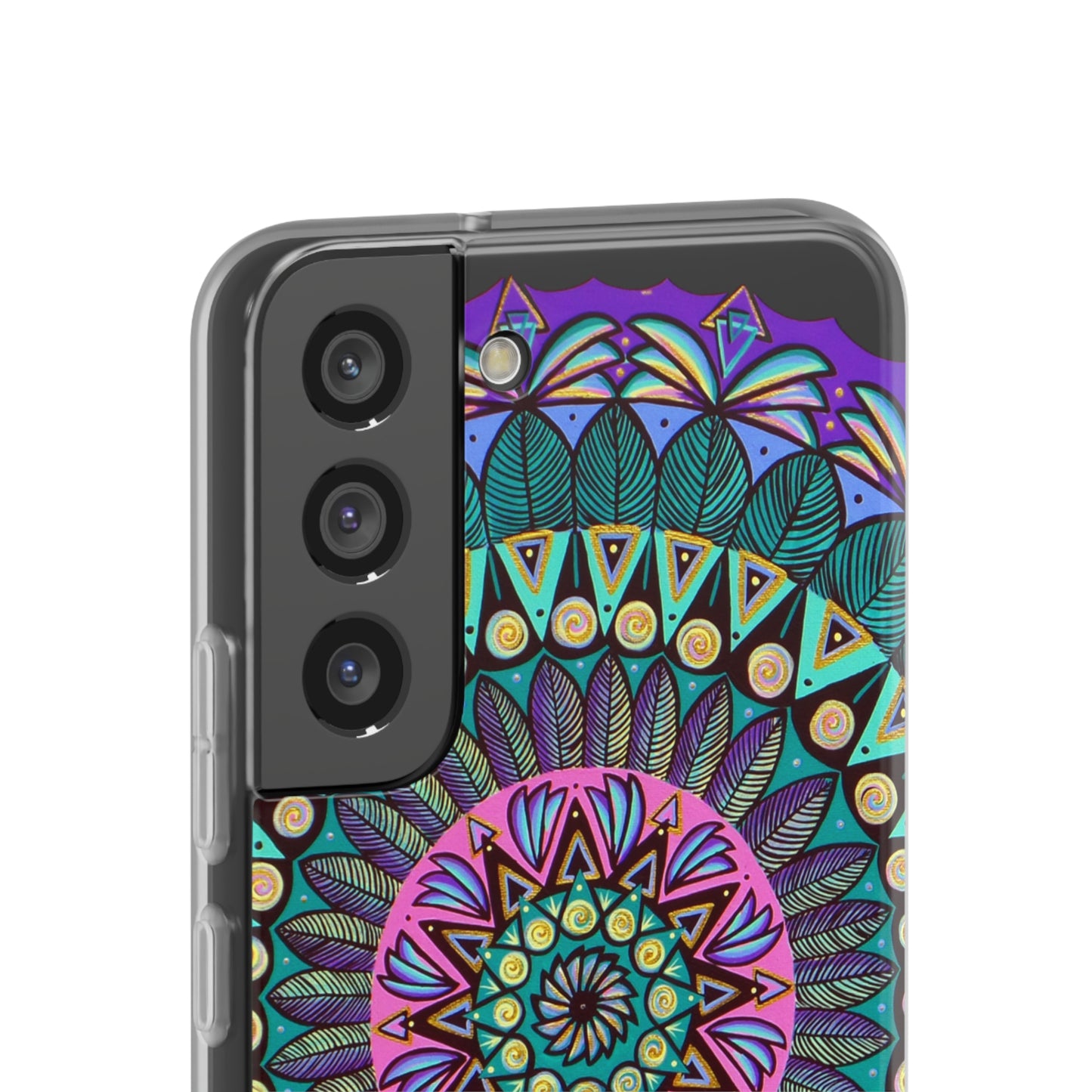 "Mandaladiosa" Art Phone Armor (slim-fit) - Blue Flame Array Phone Case