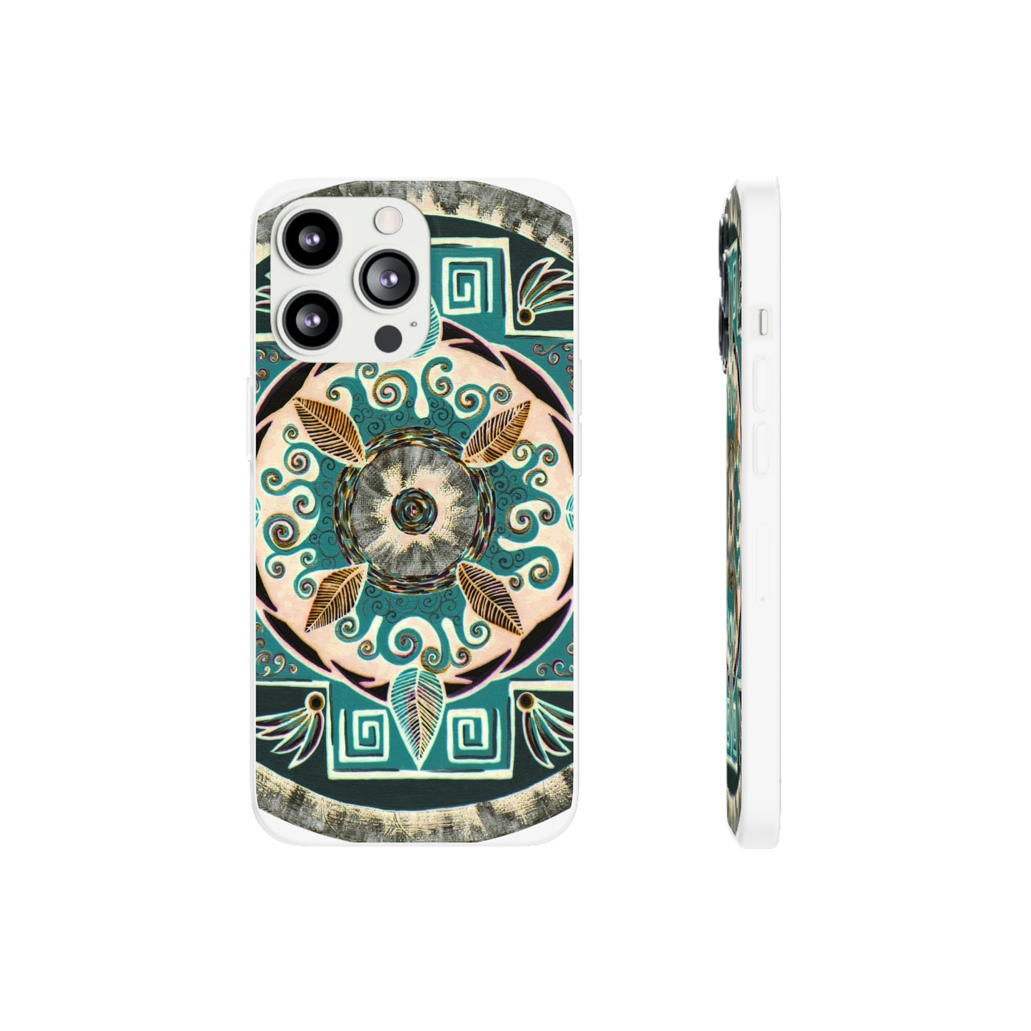 "Hojachakanazura" Art Phone Armor (slim-fit) - Blue Flame Array iPhone 13 Pro with gift packaging Phone Case