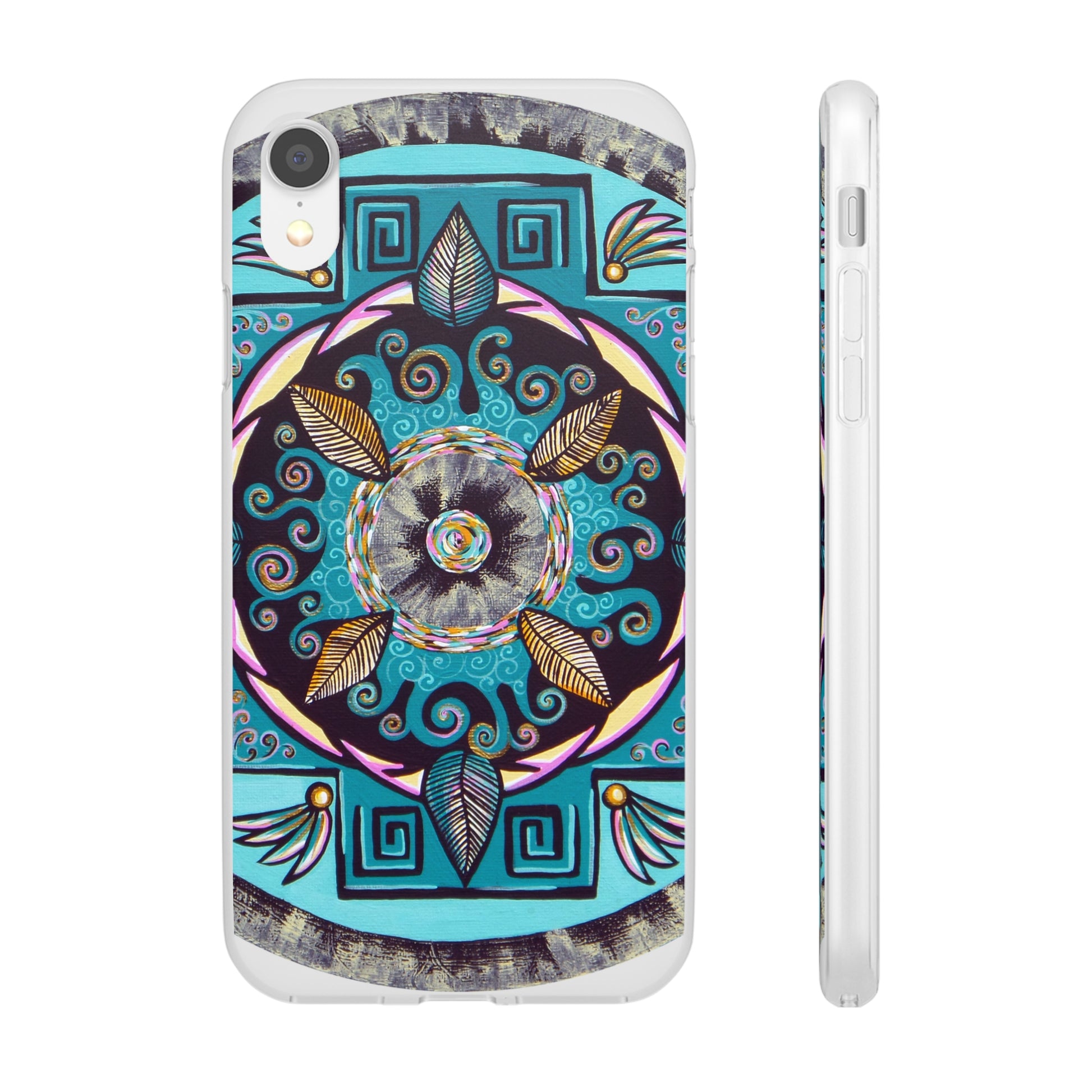 "Hojachakana" Art Phone Armor (slim-fit) - Blue Flame Array iPhone XR with gift packaging Phone Case