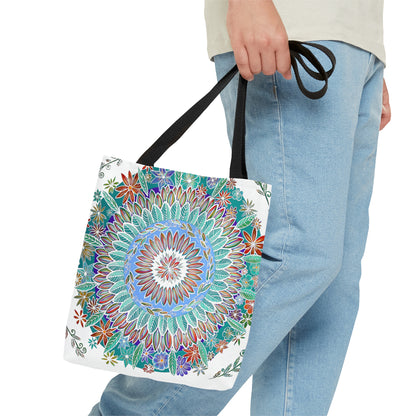 "Mandalavida Blanka" Tote Bag (All-Over-Print)