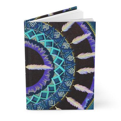 "Cuatro Vientos" Hardcover Journal - Blue Flame Array Paper products