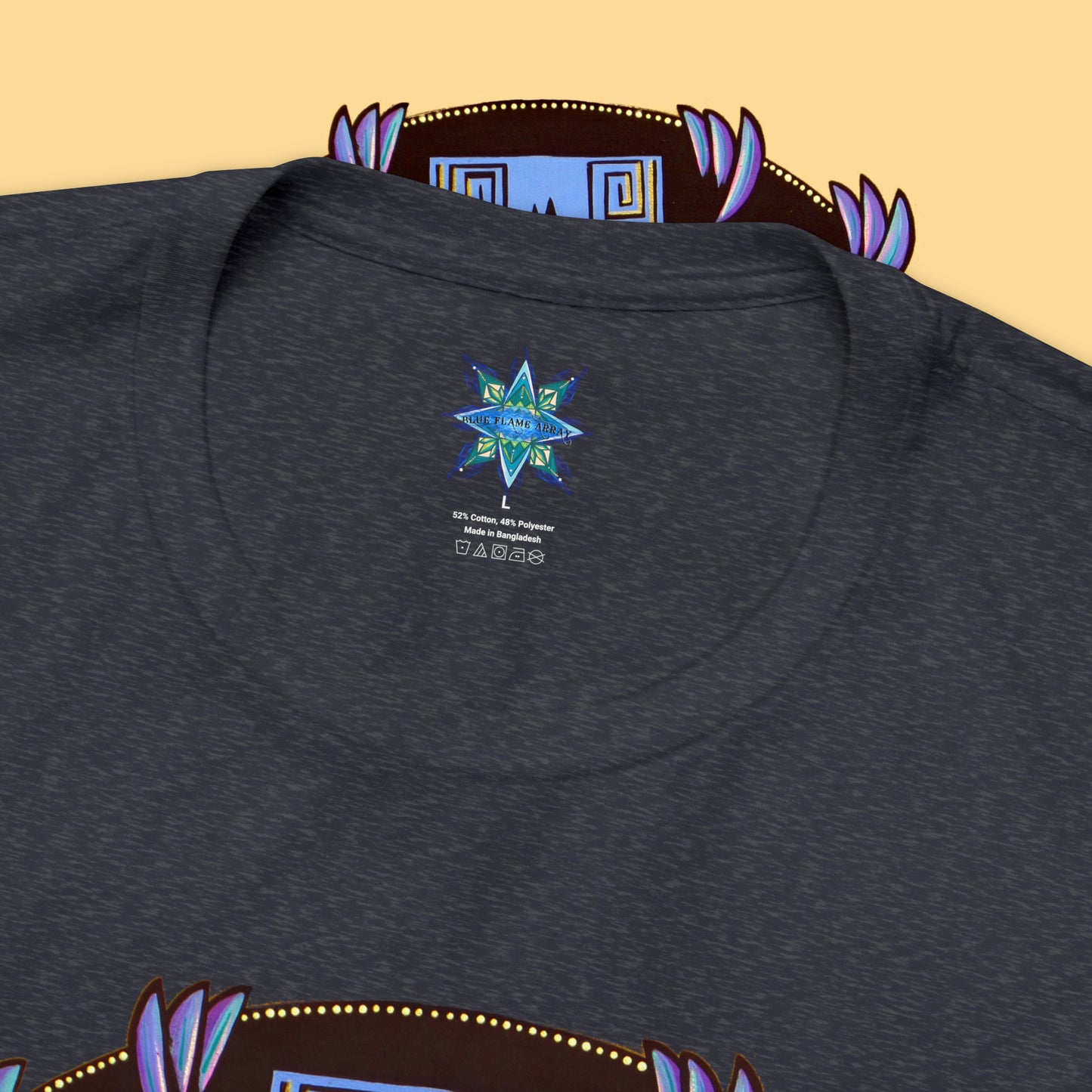 "Plumachakana" Lords & Ladies Tee - Blue Flame Array T-Shirt