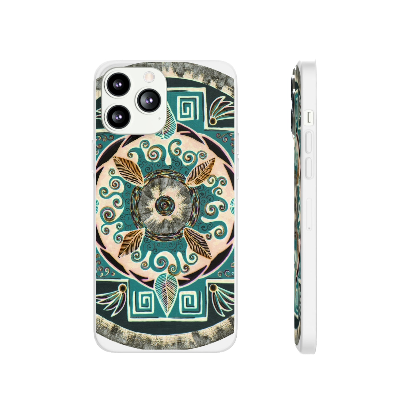 "Hojachakanazura" Art Phone Armor (slim-fit) - Blue Flame Array iPhone 13 Pro Max Phone Case