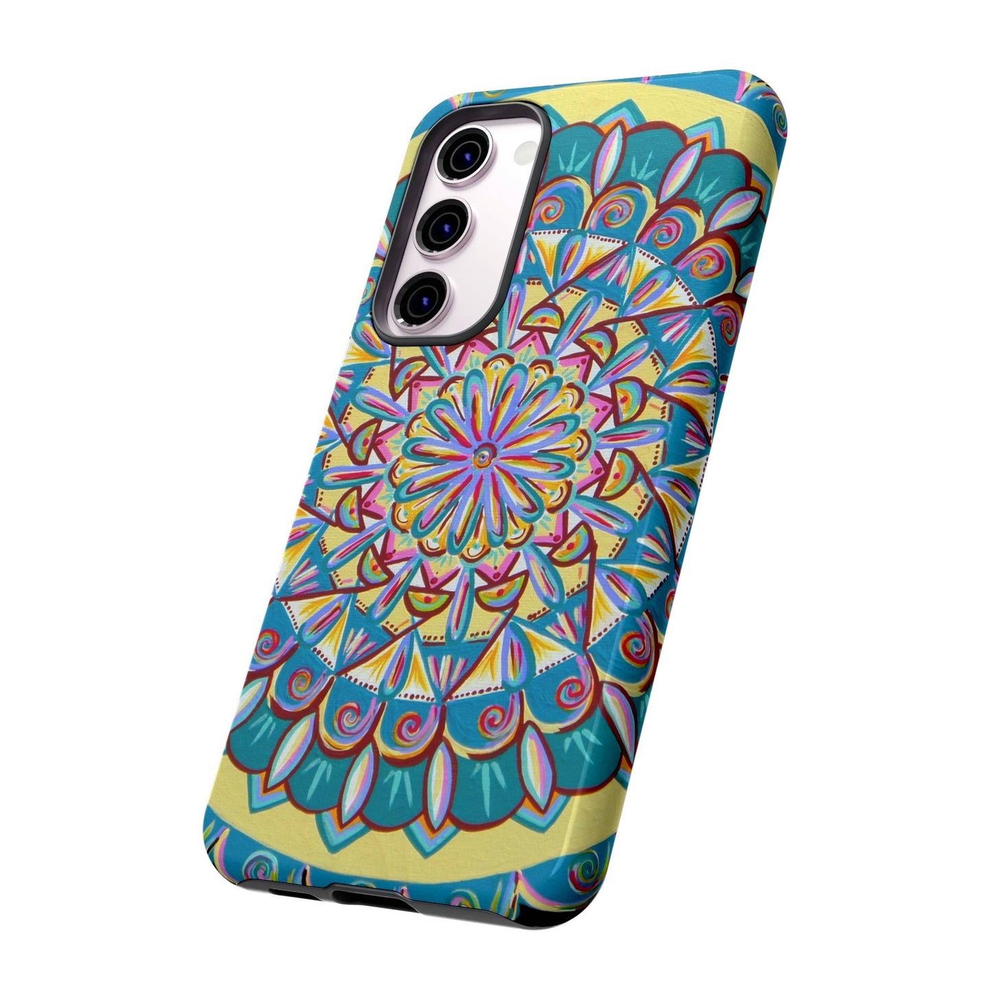 "Almandalayana" Art Phone Armor - Blue Flame Array Phone Case