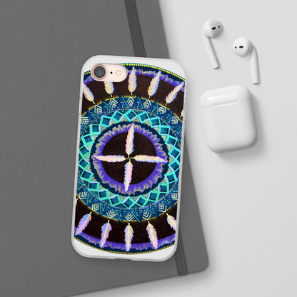 "Cuatro Vientos" Art Phone Armor (slim-fit) - Blue Flame Array Phone Case