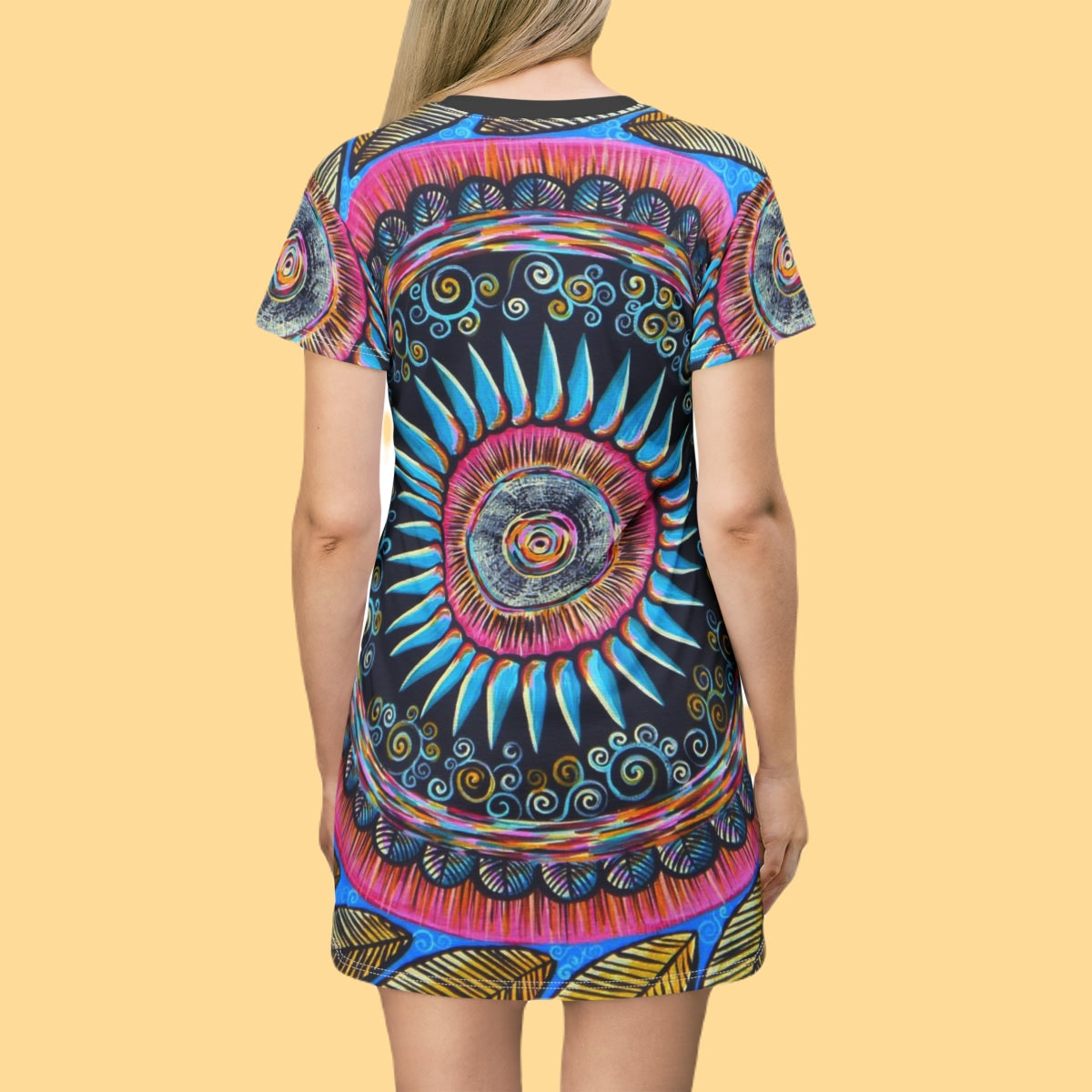 "Mandalamirananda" Ladies T-Shirt Dress