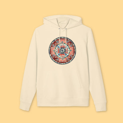 "Rojachakana" Organic Cruiser Hoodie (Font&Back Print)