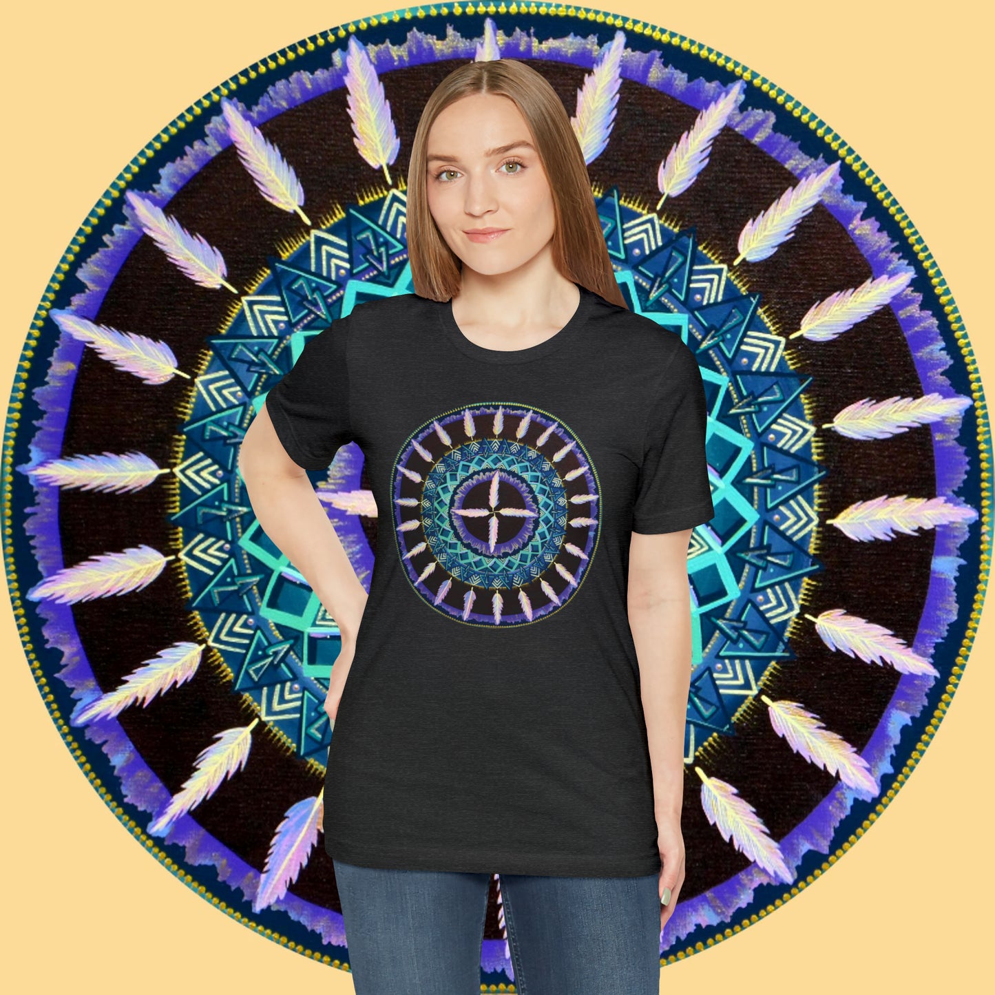 "Cuatro Vientos" Lords & Ladies Tee - Blue Flame Array T-Shirt