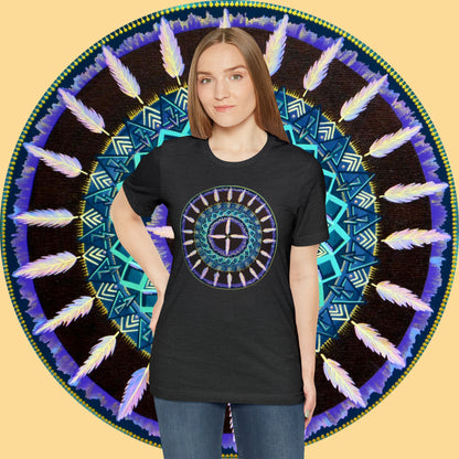 "Cuatro Vientos" Lords & Ladies Tee - Blue Flame Array T-Shirt