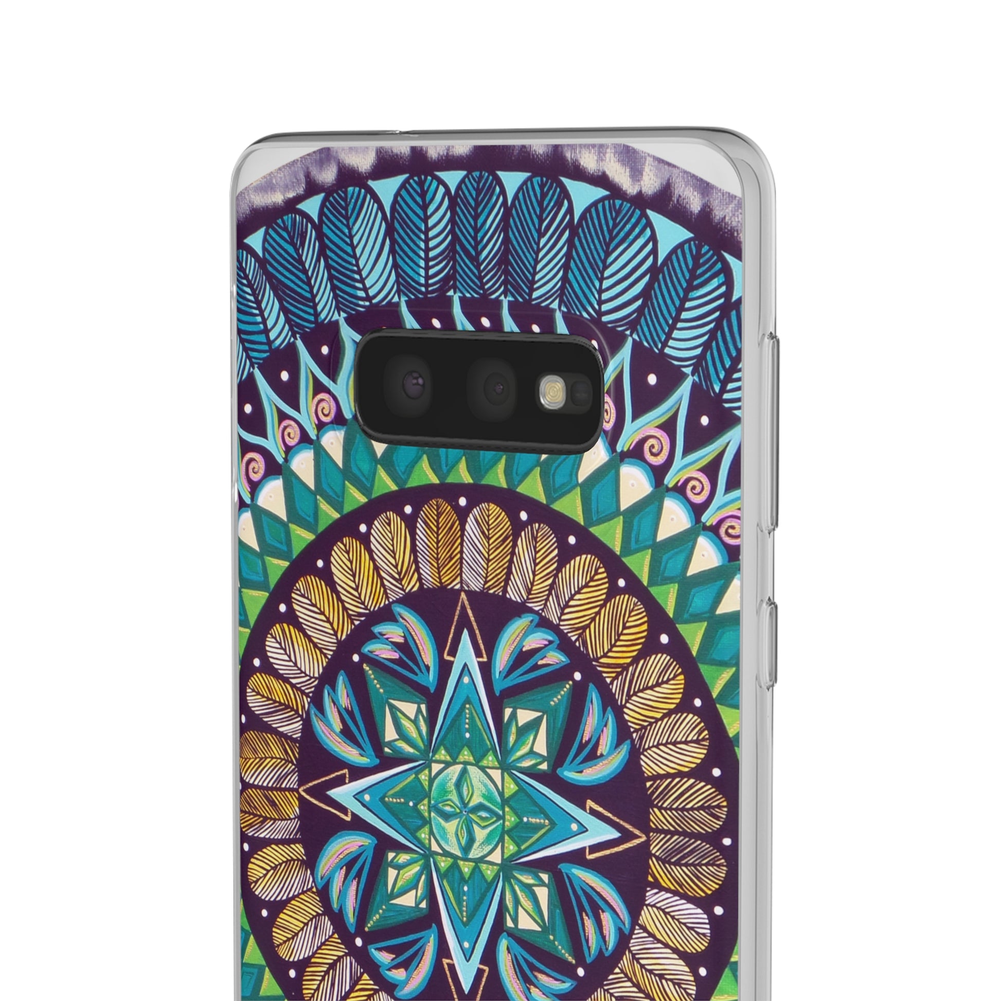 "AquilazurA Kryst'dala" Art Phone Armor (slim-fit) - Blue Flame Array Phone Case