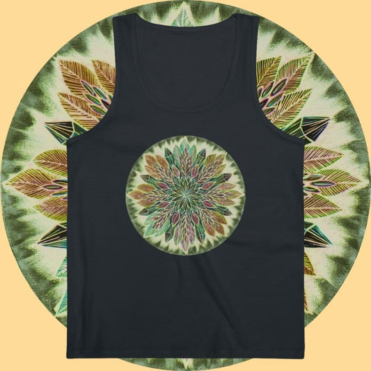 "Krystalhoja Verde" Lords Organic Tank Top - Blue Flame Array Tank Top