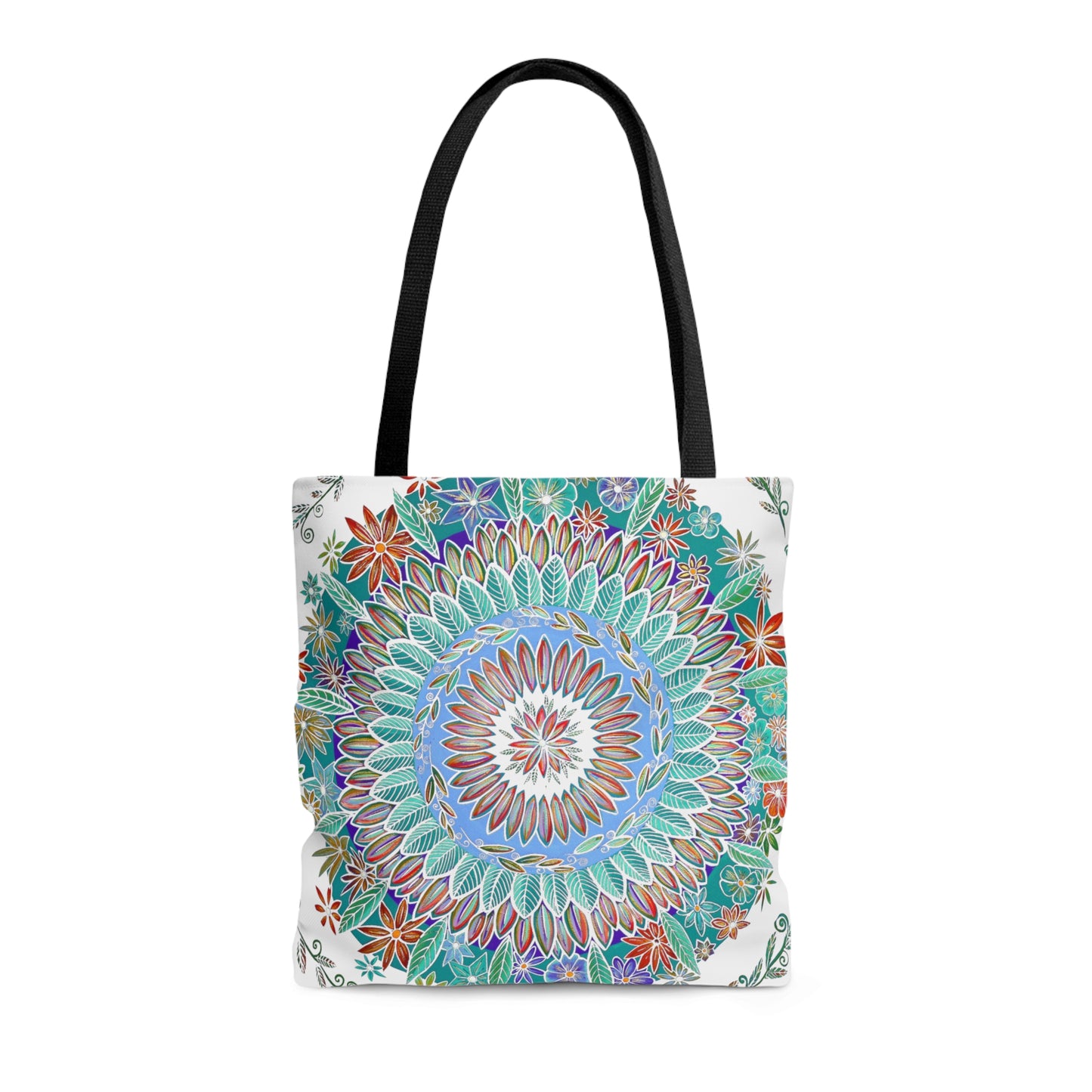 "Mandalavida Blanka" Tote Bag (All-Over-Print)