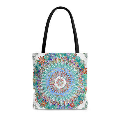 "Mandalavida Blanka" Tote Bag (All-Over-Print)