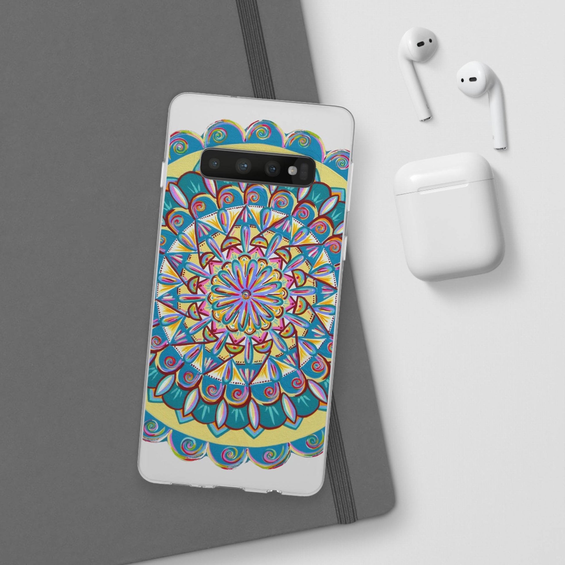 "Almandalayana" Art Phone Armor (slim-fit) - Blue Flame Array Phone Case