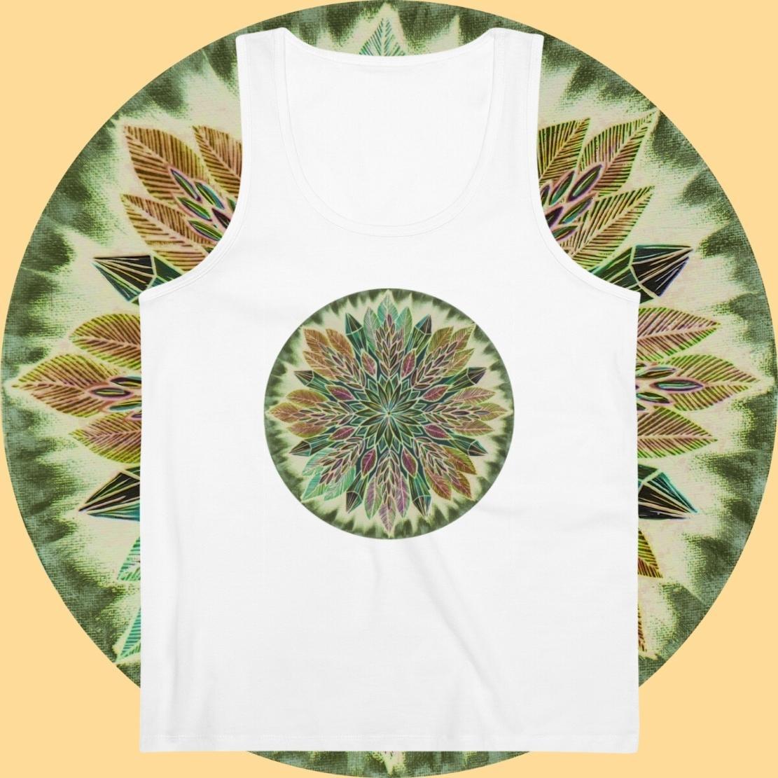 "Krystalhoja Verde" Lords Organic Tank Top - Blue Flame Array Tank Top