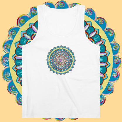 "Almandalayana" Lords Organic Tank Top - Blue Flame Array Tank Top