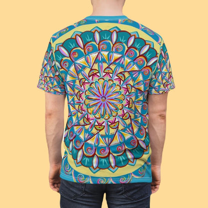 "Almandalayana" Lords & Ladies All-Over-Print Tee - Blue Flame Array All Over Prints