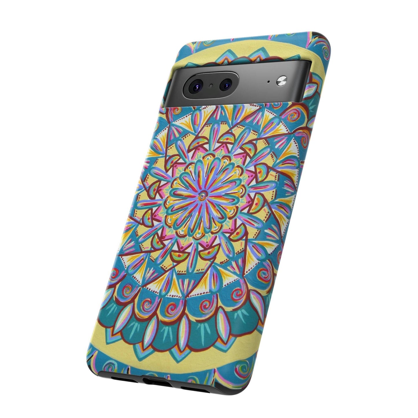 "Almandalayana" Art Phone Armor - Blue Flame Array Phone Case