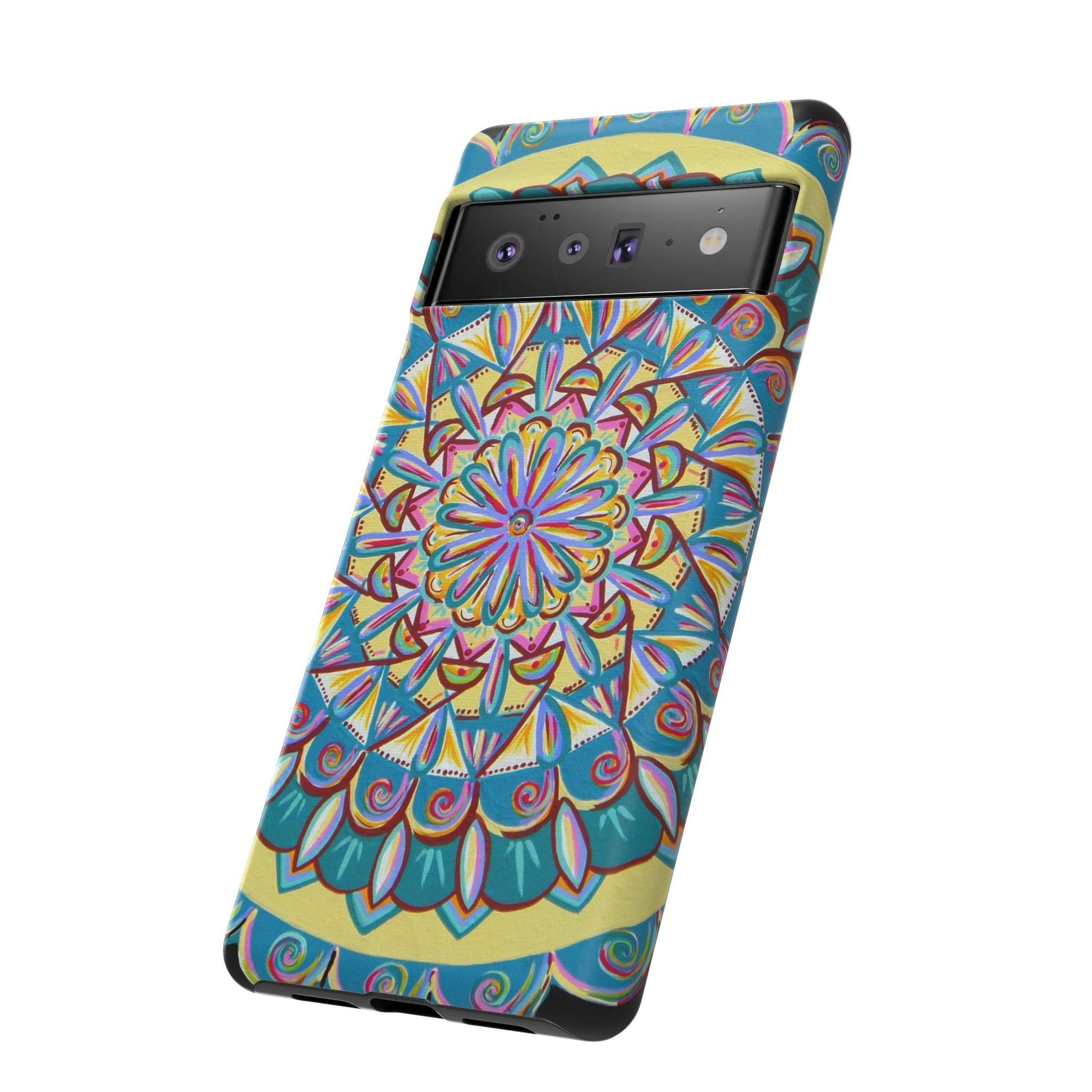 "Almandalayana" Art Phone Armor - Blue Flame Array Phone Case