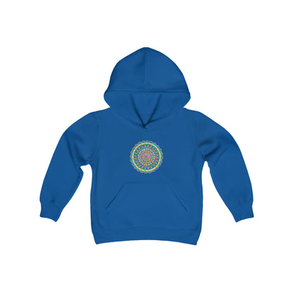 "Almandalayana" Lads & Lasses Hoodie - Blue Flame Array Royal / S Kids clothes