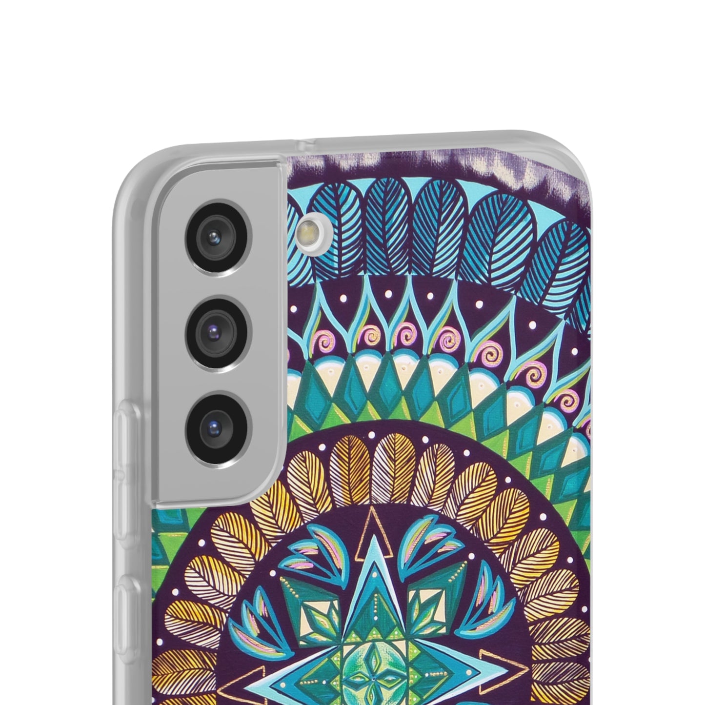 "AquilazurA Kryst'dala" Art Phone Armor (slim-fit) - Blue Flame Array Phone Case