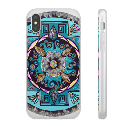 "Hojachakana" Art Phone Armor (slim-fit) - Blue Flame Array iPhone X with gift packaging Phone Case