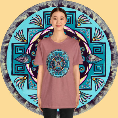 "Hojachakana" Lords & Ladies Tee - Blue Flame Array T-Shirt