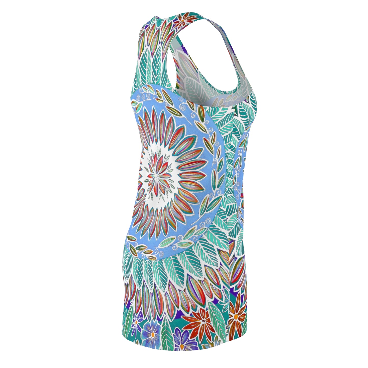 "Mandalavida Blanka" Ladies Racerback Dress