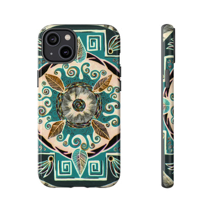 "Hojachakanazura" Art Phone Armor - Blue Flame Array iPhone 14 Plus / Glossy Phone Case