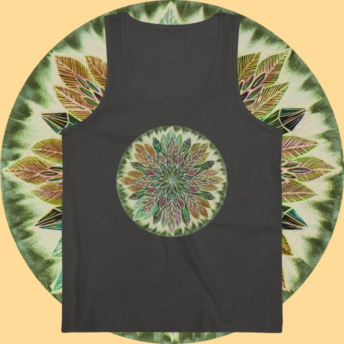 "Krystalhoja Verde" Lords Organic Tank Top - Blue Flame Array Tank Top