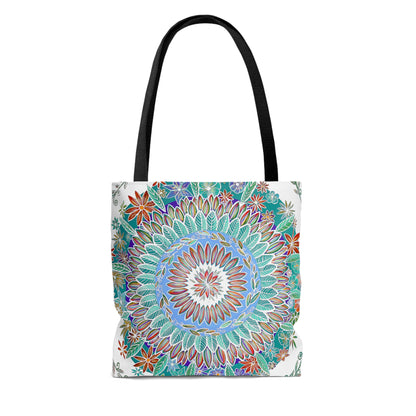 "Mandalavida Blanka" Tote Bag (All-Over-Print)