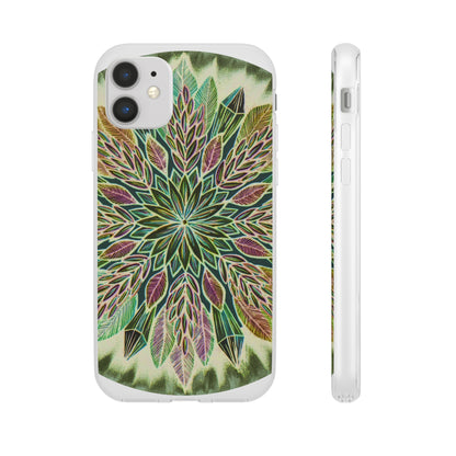 "Krystalhoja Verde" Art Phone Armor (slim-fit) - Blue Flame Array iPhone 11 Phone Case