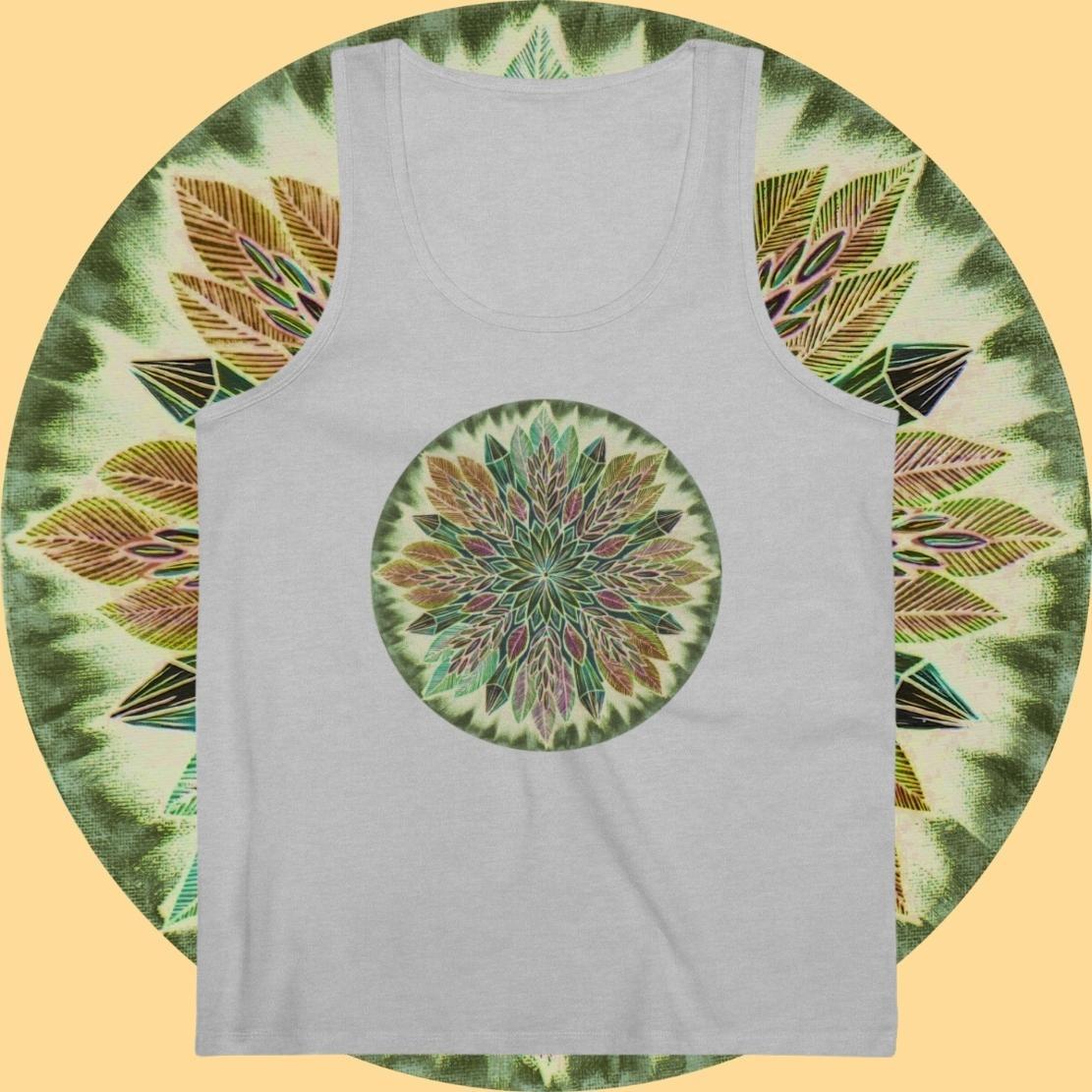 "Krystalhoja Verde" Lords Organic Tank Top - Blue Flame Array Tank Top