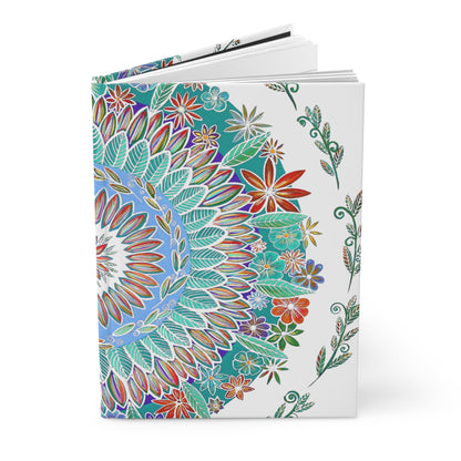 "Mandalavida Blanka" Hardcover Journal