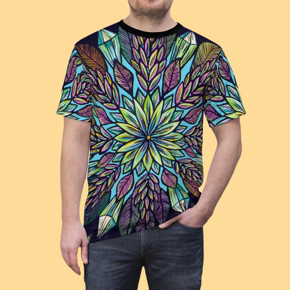 "Krystalhoja" Lords & Ladies All-Over-Print Tee - Blue Flame Array All Over Prints