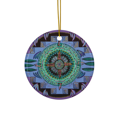 "Plumachakana" Ceramic Ornament