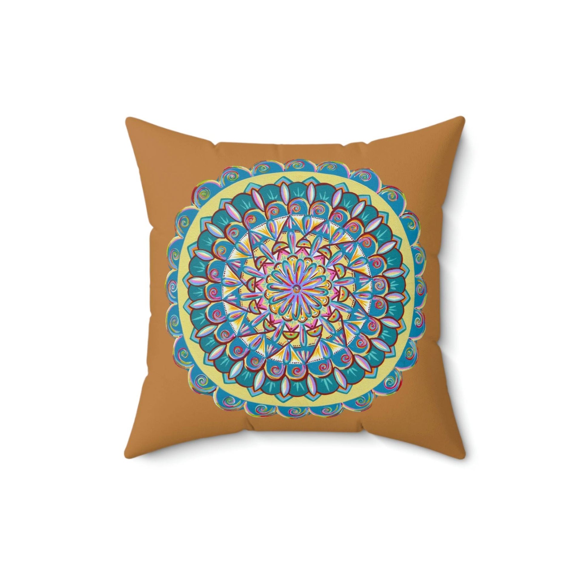 "Almandalayana" Dreamcatcher Pillow - Blue Flame Array Home Decor