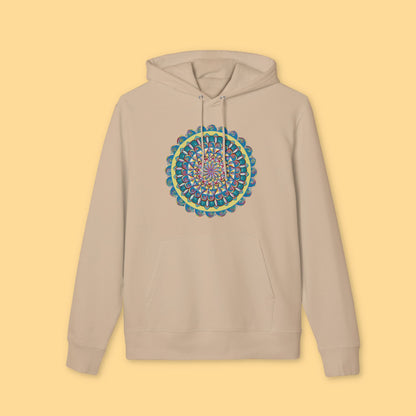 "Almandalayana" Organic Cruiser Hoodie (Font&Back Print)