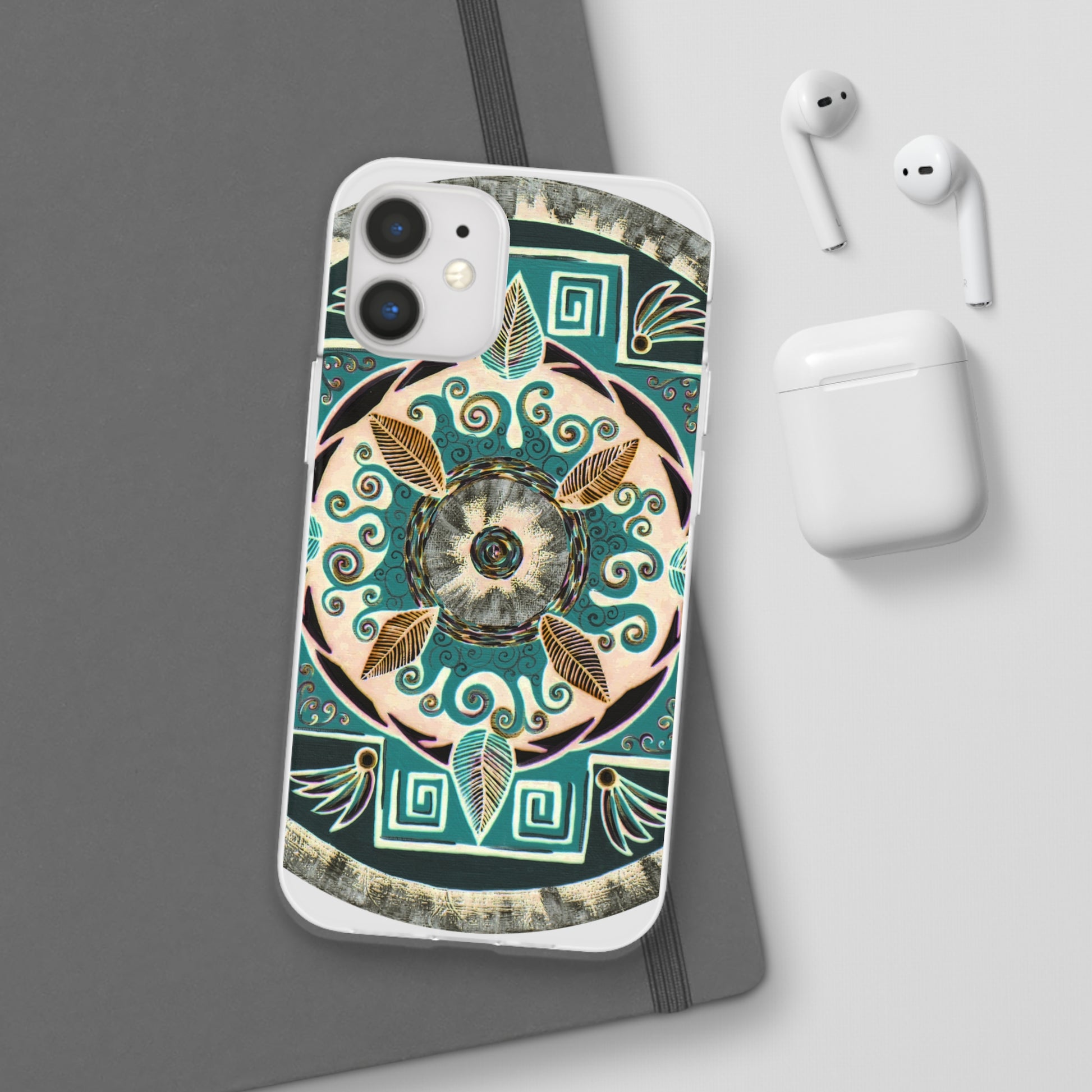 "Hojachakanazura" Art Phone Armor (slim-fit) - Blue Flame Array Phone Case