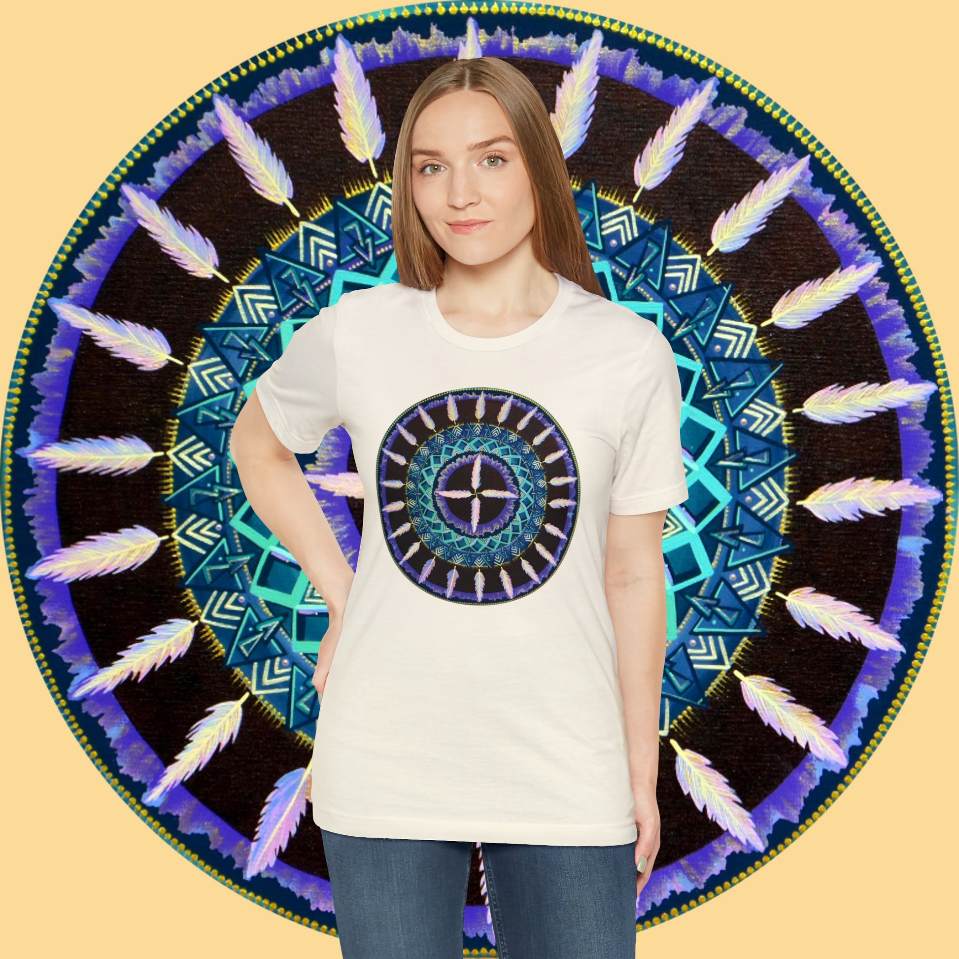 "Cuatro Vientos" Lords & Ladies Tee - Blue Flame Array T-Shirt